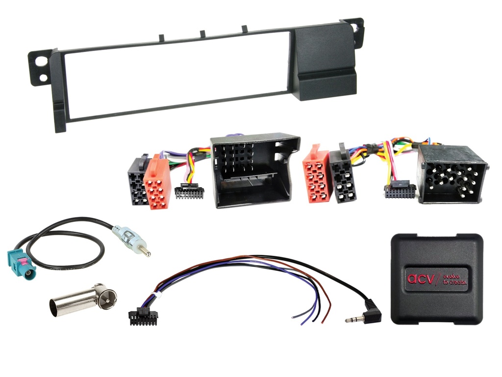 [1-DIN Kit BMW 3series(E46) 07/1998-02/2007  SWC/antenna] 611023-01-1
