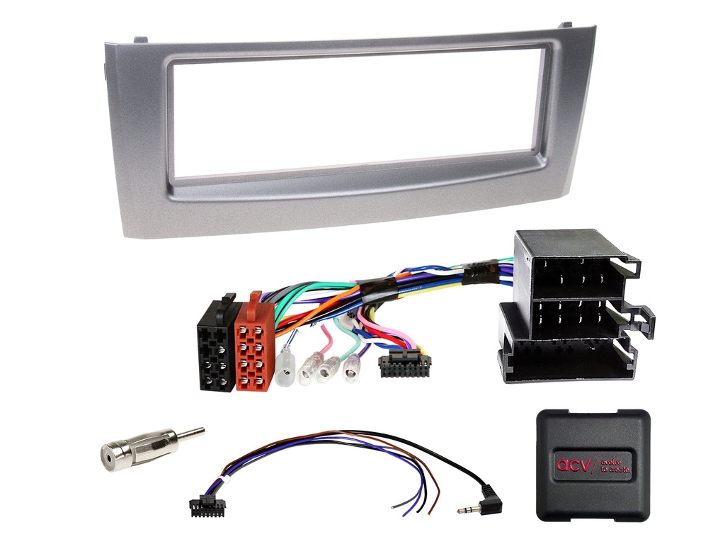 [1-DIN Kit Fiat Grande Punto/Linea anthracite SWC/antenna] 611094-14-1