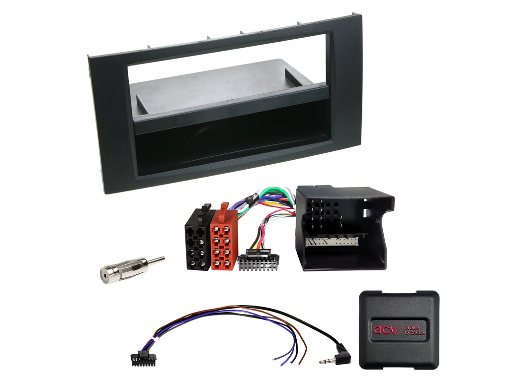[2-DIN Kit with pocket Ford vehicles SWC/analogue/antenna] 611114-08-1