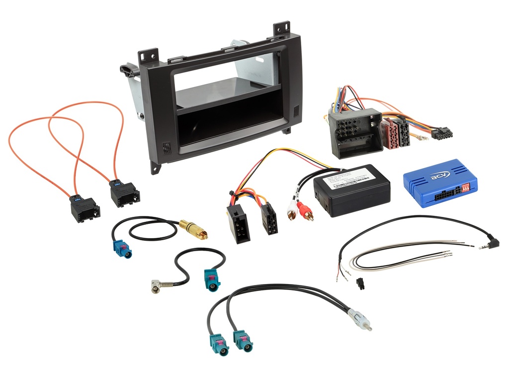 [2-DIN Kit with pocket Mercedes Vito/Viano 42aSWC/antenna/Amp] 611190-37-4