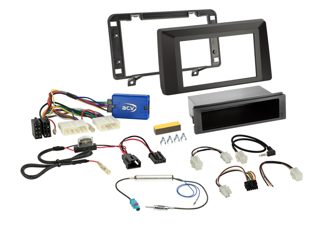 [1-DIN Kit Dacia Duster(SR) 2021-2024 open dash SWC] 611250-21-1