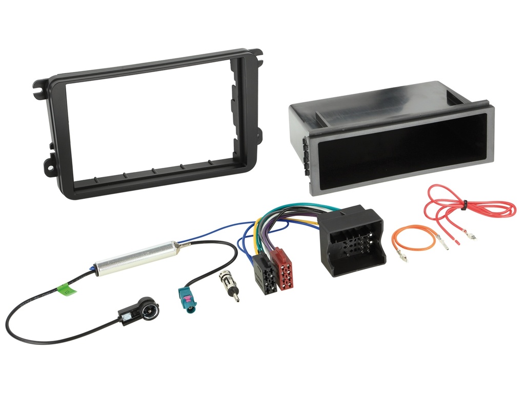 [2-DIN Kit with pocket Seat/Skoda/VW passive/antenna] 611320-15-01