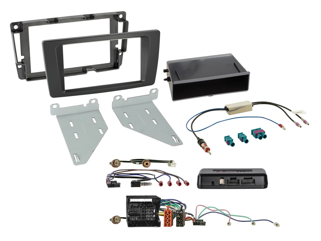 [2-DIN Kit with pocket Scoda Octavia/Yet 52Pin i-dapter] 611340-08-2