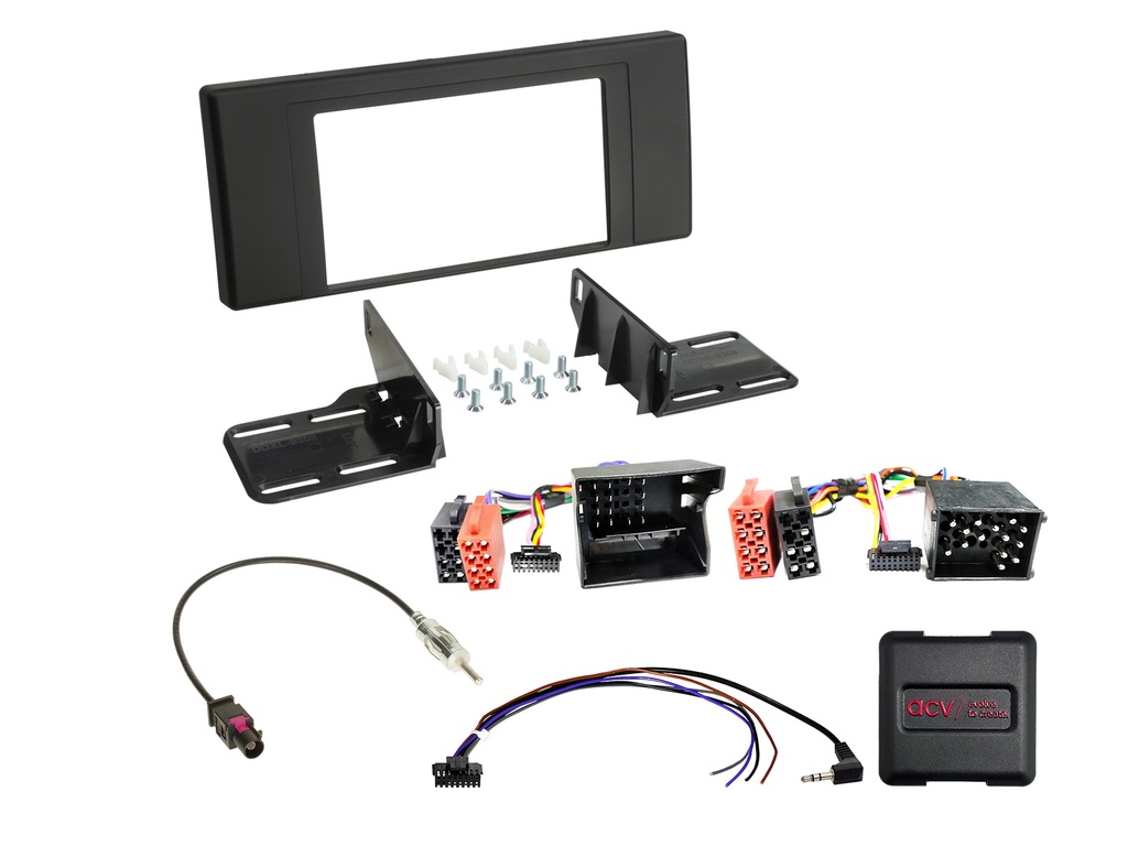 [2-DIN Kit BMW X5(E53) 03/2000-11/2006 SWC/antenna] 621023-11-1