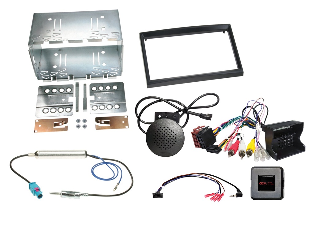 [2-DIN Kit Citroen/Fiat/Peugeot RD4 HU SWC/antenna/PDC] 621040-02-1