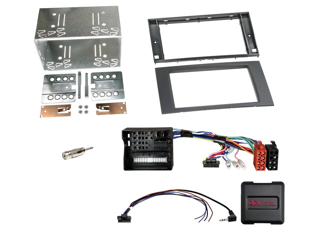 [2-DIN Kit Ford vehicles black SWC/CAN Bus/antenna DIN] 621114-15-1