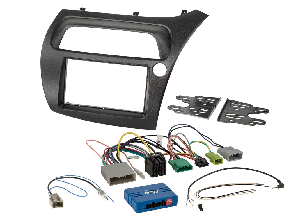 [2-DIN Kit Honda Civic 09/2005-12/2011 SWC/climatronic RHD] 621130-20-2