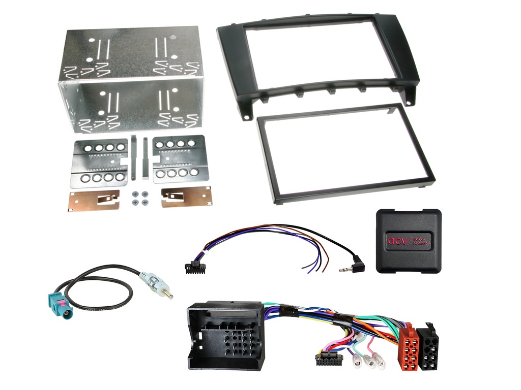 [2-DIN Kit Mercedes C-Class /CLC-Class/G-Class SWC/antenna] 621190-16-1