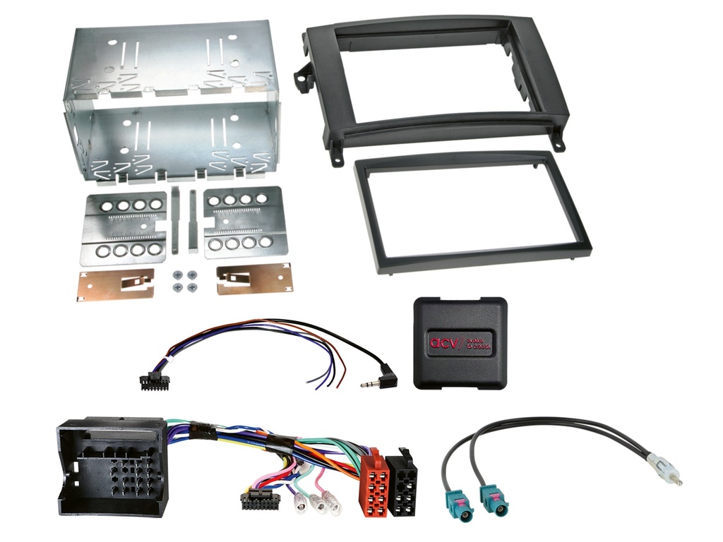 [2-DIN Kit Mercedes A-Class/B-Class/Vito/Viano SWC/antenna] 621190-18-1