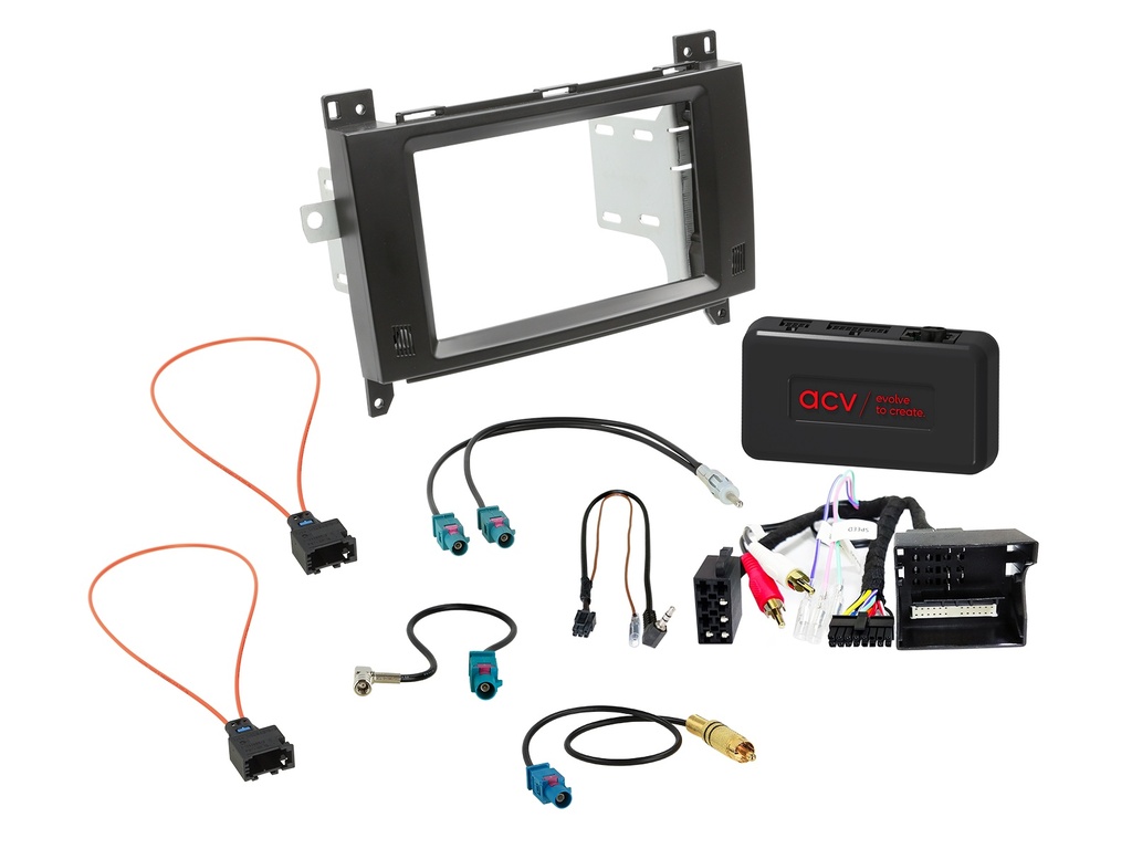 [2-DIN Kit Mercedes Vito/Viano 2006-2014 42xSWC/antenna/Amp] 621190-36-1