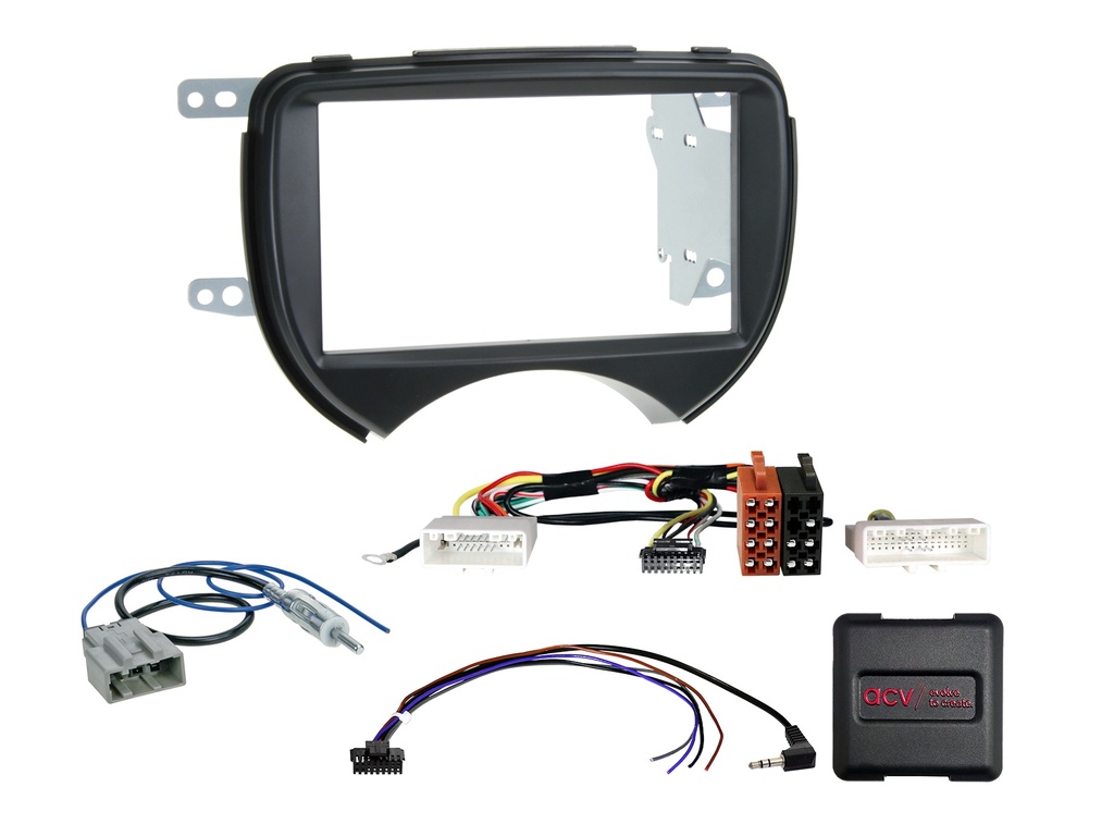 [2-DIN Kit Nissan Micra(K13) 03/2011-07/2013 SWC/antenna] 621210-03-2