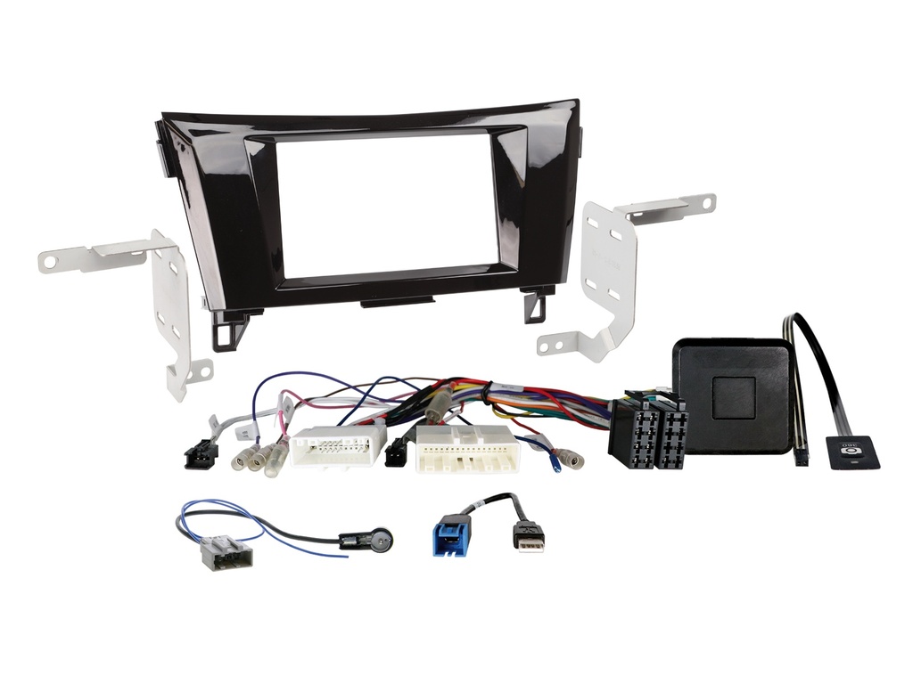 [2-DIN Kit Nissan Qashqai/X-Trail SWC/antenna/USB/360° camera] 621210-17-2