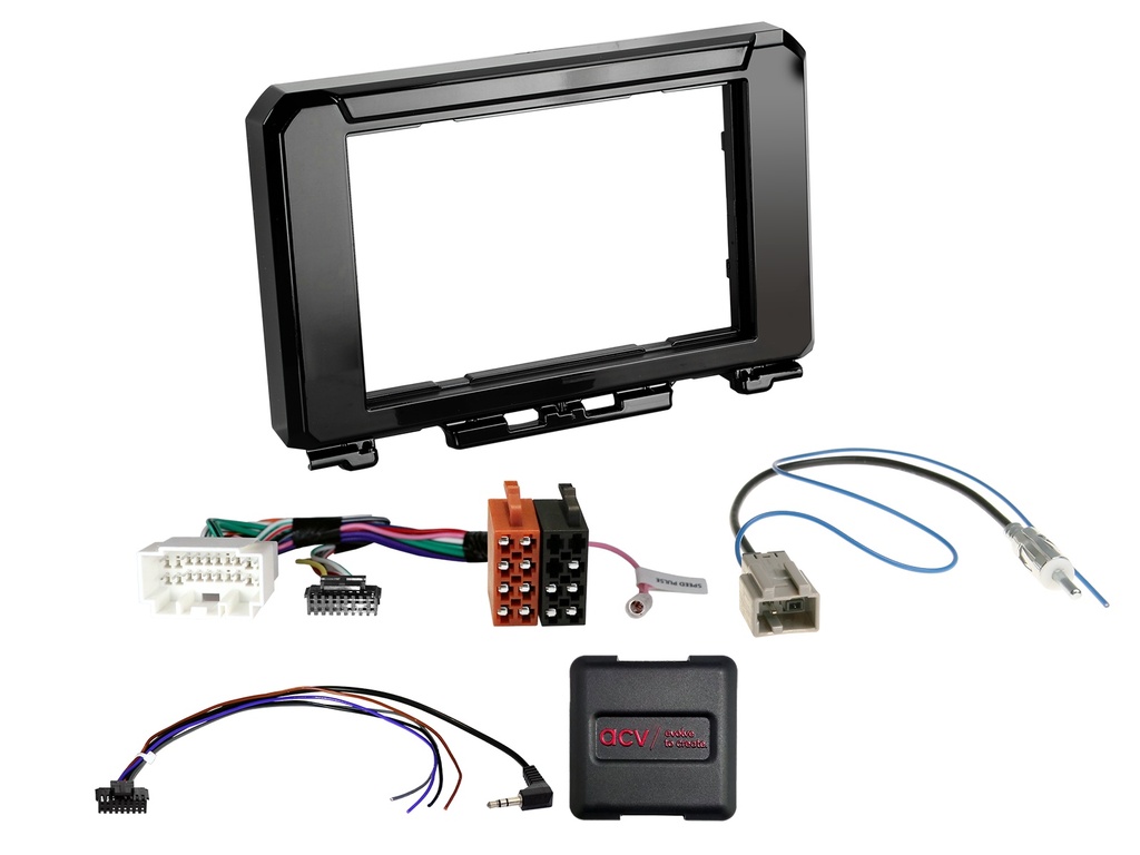 [2-DIN Kit Suzuki Jimny(GJ) 2018-2024 SCW analogue/antenna] 621294-17-1